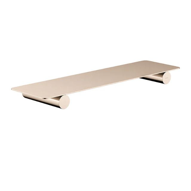 Meir Curvaé Shower Shelf  Champagne MRSS-2040N-CH - The Blue Space