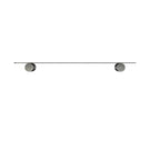 Front Meir Curvaé Shower Shelf  Shadow MRSS-2040N-PVDGM - The Blue Space