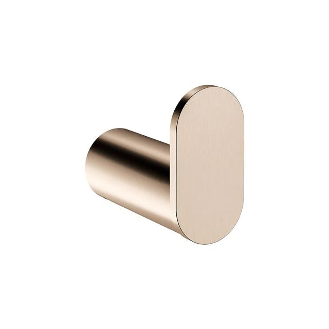 Meir Curvaé Single Robe Hook Champagne MRRH-2S00N-CH - The Blue Space