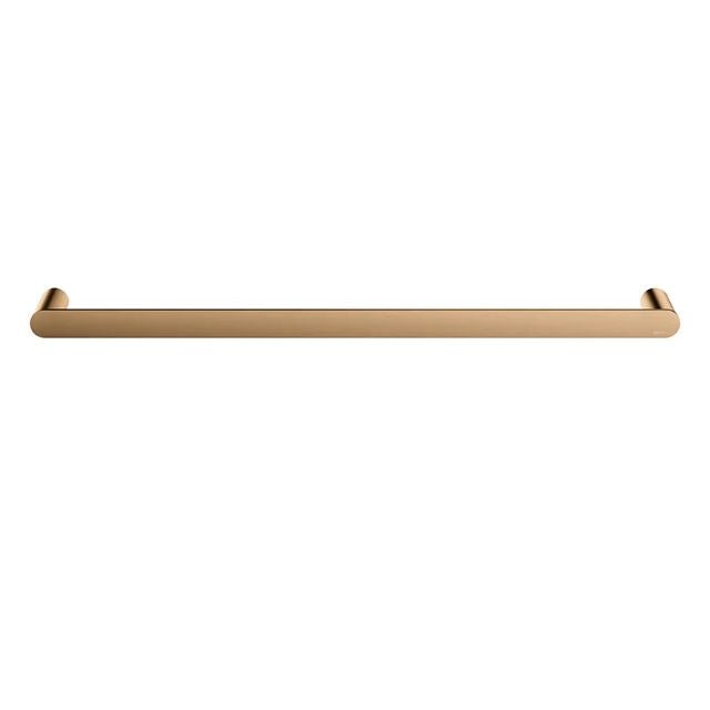 Angle Meir Curvaé Single Towel Rail 600mm Lustre Bronze MRTR-3S60N-PVDBZ - The Blue Space