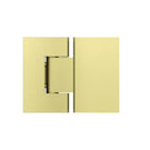 Front Meir Glass To Glass Shower Door Hinge Tiger Bronze MGA01N-PVDBB - The Blue Space