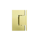 Front Meir Glass to Wall Shower Door Hinge Tiger Bronze MGA02N-PVDBB - The Blue Space