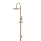 Meir Gooseneck Shower Set with 200mm rose, Single-Function Hand Shower Champagne MZ0904-R-CH - The Blue Space