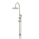 Meir Gooseneck Shower Set with 200mm Rose, Three-Function Hand Shower Brushed Nickel MZ0904-PVDBN - The Blue Space