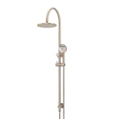 Meir Gooseneck Shower Set with 200mm Rose, Three-Function Hand Shower Champagne MZ0904-CH - The Blue Space