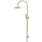 Side Meir Gooseneck Shower Set with 200mm Rose, Three-Function Hand Shower Tiger Bronze MZ0904-PVDBB - The Blue Space