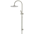 Side Meir Gooseneck Shower Set with 300mm rose, Three-Function Hand Shower Brushed Nickel MZ0906-PVDBN - The Blue Space