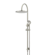 Meir Gooseneck Shower Set with 300mm rose, Three-Function Hand Shower Brushed Nickel MZ0906-PVDBN - The Blue Space