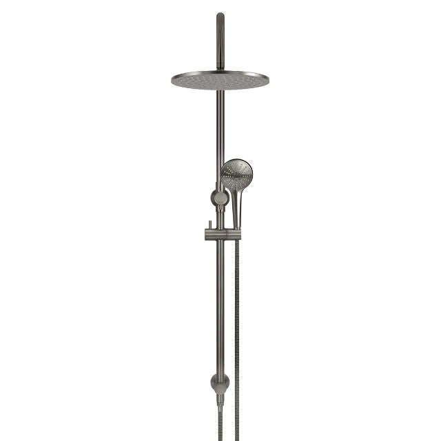 Meir Gooseneck Shower Set with 300mm rose, Three-Function Hand Shower Shadow