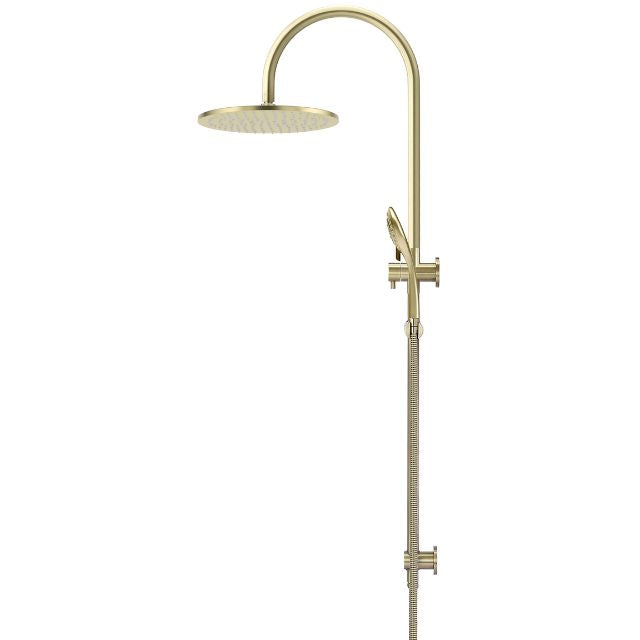 Side Meir Gooseneck Shower Set with 300mm rose, Three-Function Hand Shower Tiger Bronze MZ0906-PVDBB - The Blue Space