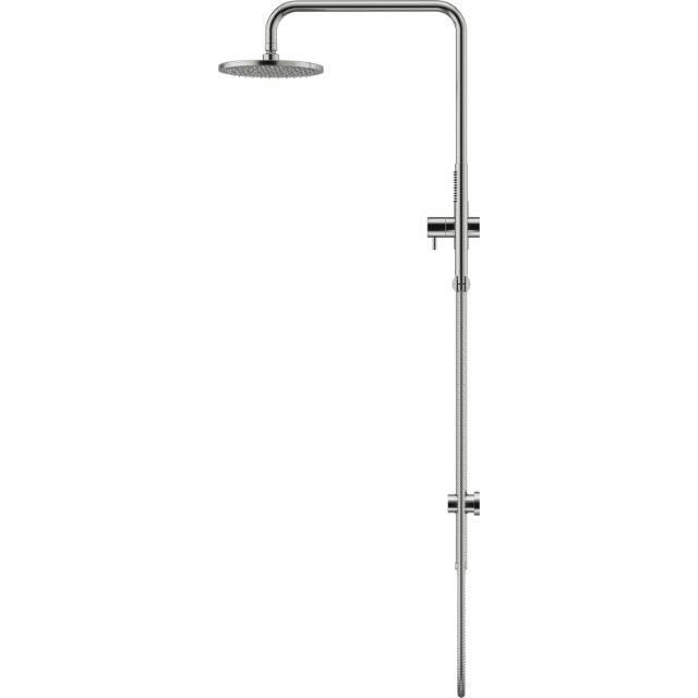 Side Meir Outdoor Combination Shower Rail 200mm 316 Stainless Steel MZ1004N-R-SS316 - The Blue Space