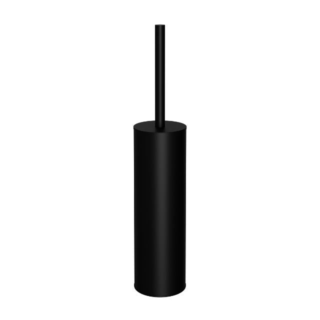 Buy Online Meir Round Toilet Brush and Holder Matte Black MTO02N-R -  The Blue Space