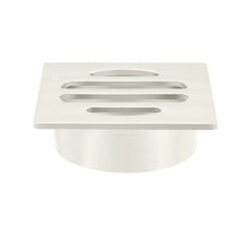 Meir Square Floor Grate Shower Drain 50mm Outlet Brushed Nickel MP06-50-PVDBN - The Blue Space