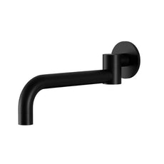 Meir Wall Swivel Spout Matte Black MS16 - The Blue Space