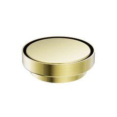 Nero 130mm Round Tile Insert Floor Waste 100mm Outlet Brushed Gold NRFW005BG - The Blue Space