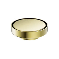 Nero Round Tile Insert Floor Waste 130mm Brushed Gold 80mm Outlet NRFW004BG - The Blue Space