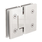 Nero 180 Degree Glass to Glass Shower Hinge 10mm Glass Brushed Nickel NRSH102aBN - The Blue Space