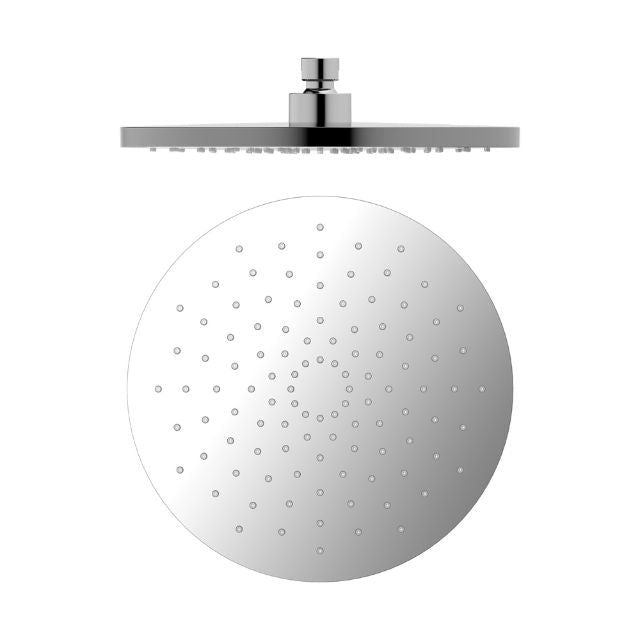 Nero 250mm ABS Round Shower Head Chrome NR508088CH - The Blue Space