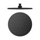 Nero 250mm ABS Round Shower Head Matte Black NR508088MB - The Blue Space