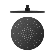 Nero 250mm ABS Round Shower Head Matte Black NR508088MB - The Blue Space