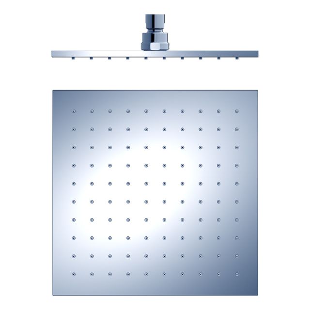 Nero 250mm Square Shower Head Chrome NRROB1003CH - The Blue Space