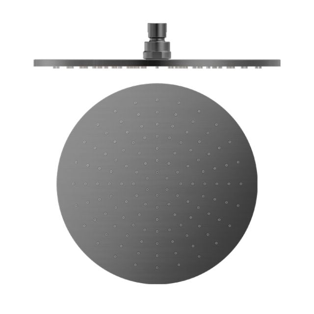 Nero 300mm Round Shower Head - Graphite NRROA1202GR - The Blue Space