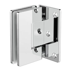 Nero 90 Degree Glass to Wall Shower Hinge 10mm Glass Chrome NRSH101aCH - The Blue Space