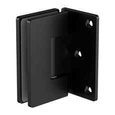 Nero 90 Degree Glass to Wall Shower Hinge 10mm Glass Matte Black NRSH101aMB - The Blue Space