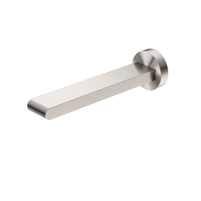 Nero Bianca Fixed Basin/Bath Spout Only 200mm Brushed Nickel NR321503BN - The Blue Space