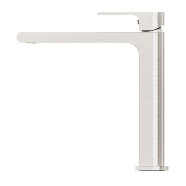 Buy Online Nero Bianca Mid Tall Basin Mixer Brushed Nickel NR321501dBN - The Blue Space
