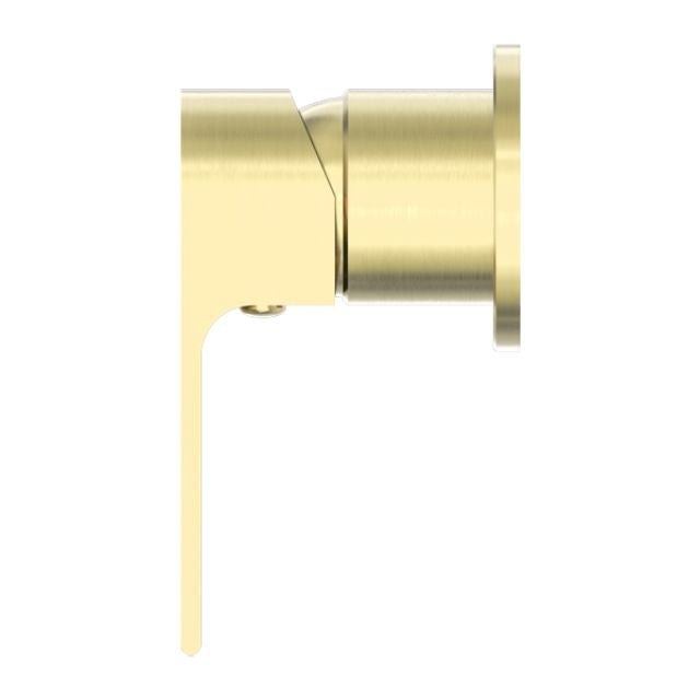 Buy Nero Bianca Shower Mixer 60mm Plate Brushed Gold NR321511HBG - The Blue Space