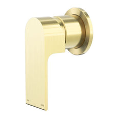 Nero Bianca Shower Mixer 60mm Plate Brushed Gold NR321511HBG - The Blue Space