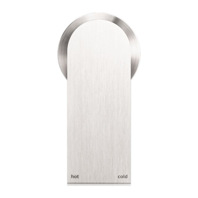 Buy Online Nero Bianca Shower Mixer 60mm Plate Brushed Nickel NR321511HBN - The Blue Space