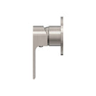 Buy Online Nero Bianca Shower Mixer 80mm Plate Brushed Nickel NR321511DBN - The Blue Space