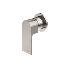 Nero Bianca Shower Mixer 80mm Plate Brushed Nickel NR321511DBN - The Blue Space