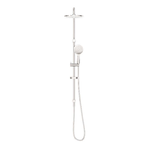 Buy Online Nero Builder Project Twin Shower Brushed Nickel NR232105cBN - The Blue Space