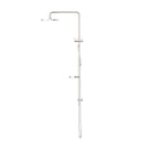 Shop Online Nero Builder Project Twin Shower Brushed Nickel NR232105cBN - The Blue Space