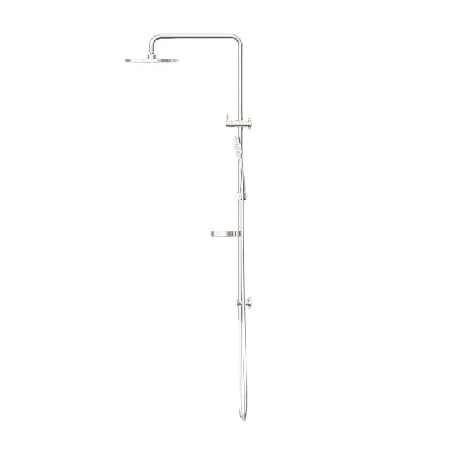 Shop Online Nero Builder Project Twin Shower Brushed Nickel NR232105cBN - The Blue Space