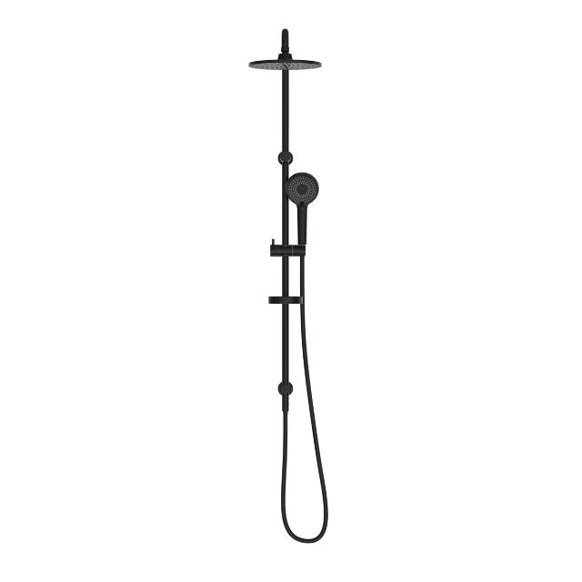 Buy Online Nero Builder Project Twin Shower Set Matte Black NR232105MB - The Blue Space