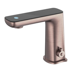 Nero Claudia Sensor Mixer With Black Top Display Brushed Bronze NR222101BZ - The Blue Space