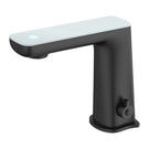 Nero Claudia Sensor Mixer With White Top Display Matte Black NR222102MB - The Blue Space