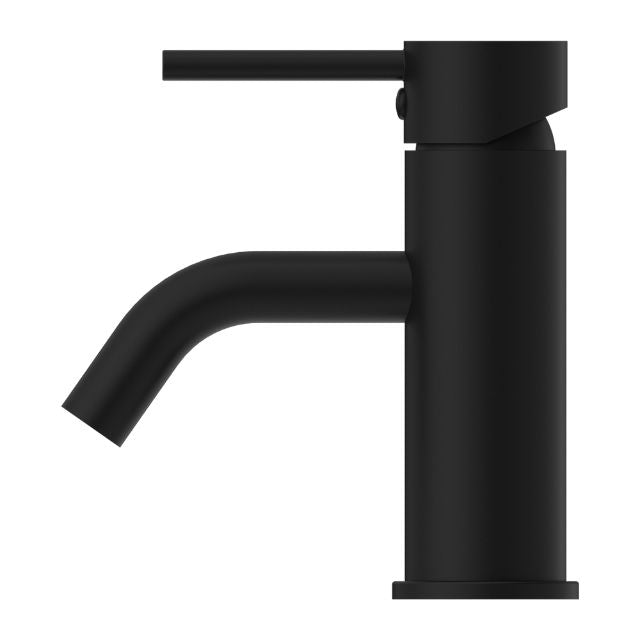 Side Nero Dolce Stylish Spout Basin Mixer Matte Black NR250802AMB - The Blue Space