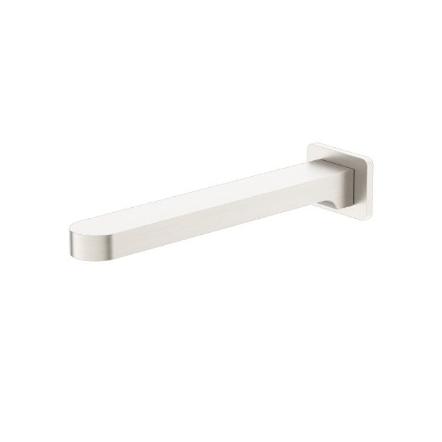 Nero Ecco Fixed Bath Spout Only Brushed Nickel NR301303BN - The Blue Space