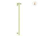 Buy Nero Heated Vertical Towel Rail Brushed Gold NRV900HBG - The Blue Space