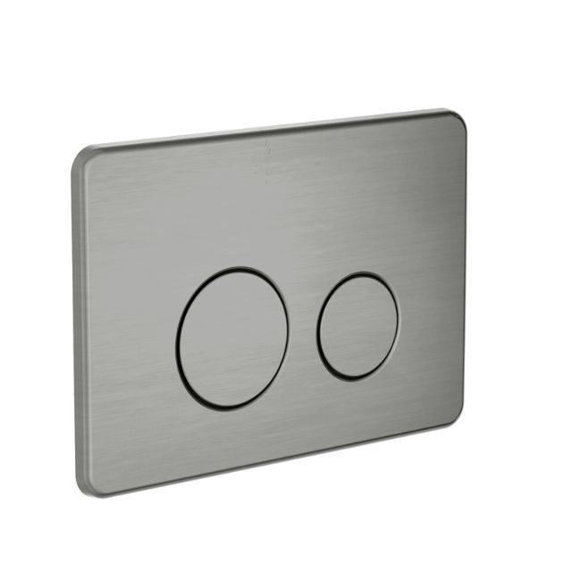 Nero In Wall Toilet Push Plate - Graphite NRPL001GR - The Blue Space