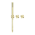 Front Nero Kara Progressive Shower System Separate Plate Brushed Gold NR271903DBG - The Blue Space