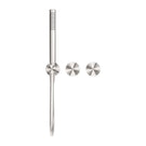 Front Nero Kara Progressive Shower System Separate Plate Brushed Nickel NR271903DBN - The Blue Space