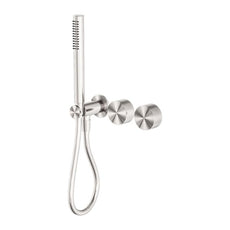 Nero Kara Progressive Shower System Separate Plate Brushed Nickel NR271903DBN - The Blue Space