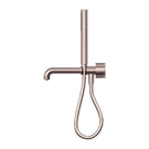 Side Nero Kara Progressive Shower System Separate Plate With Spout 230mm Brushed Bronze NR271903B230BZ - The Blue Space