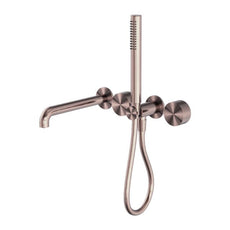 Nero Kara Progressive Shower System Separate Plate With Spout 230mm Brushed Bronze NR271903B230BZ - The Blue Space